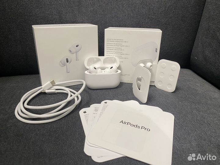 Airpods pro 2 оригиналые с кабелем type-c