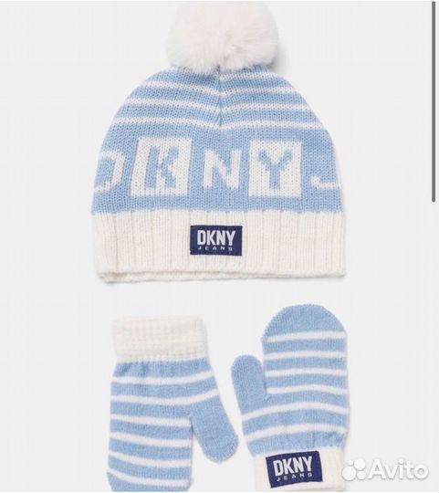 Шапочка с рукавичками комплект для младенца