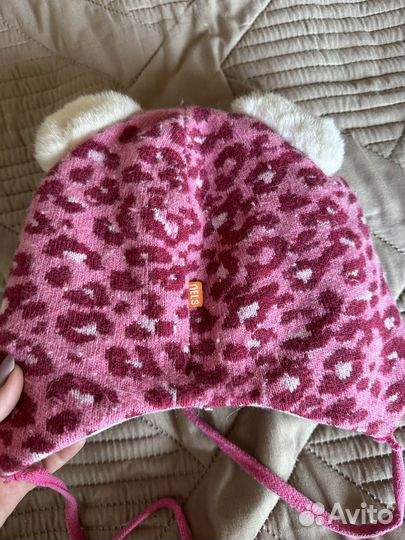 Шапка зимняя для девочки 52 54