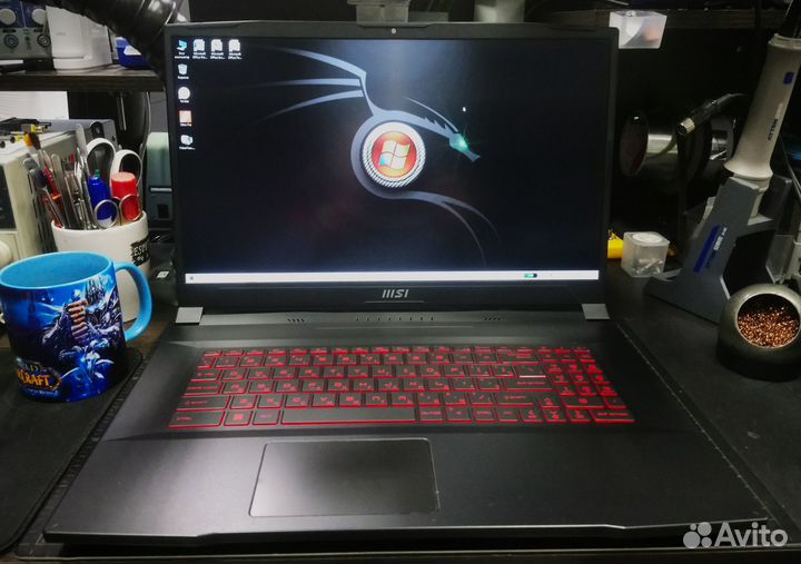 Игровой ноутбук MSI i5-11400H /GTX1650 /16Gb 17.3