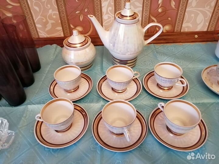 Кофейный сервиз фарфор минский