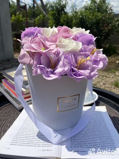 Букет из мыльных цветов