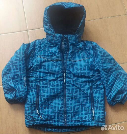Теплая куртка для мальчика 110