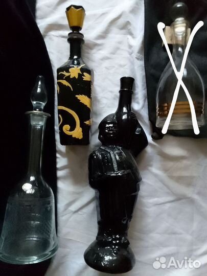 Графины,бутылки декоративные