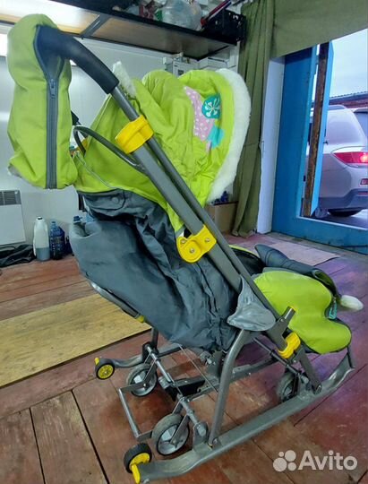 Детские санки коляска