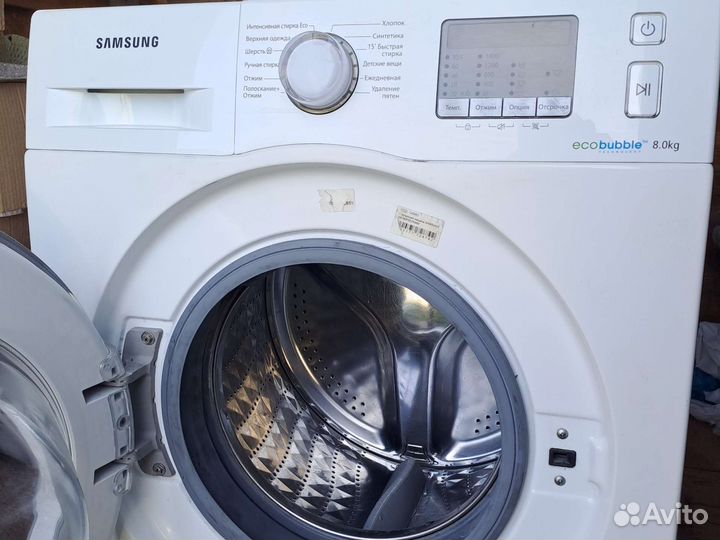Стиральная машина на 8 кг samsung eco bubble