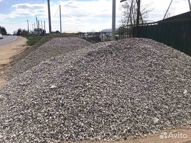 Щебень вторичный