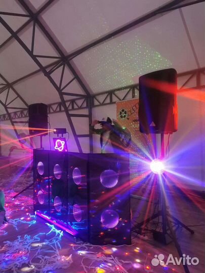 Диджей Dj с Оборудыванием + Бумажное Шоу