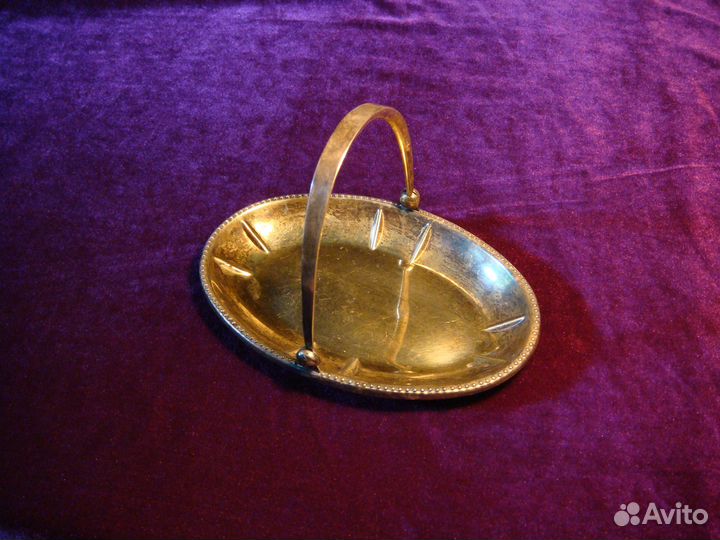 Конфетница Старинная Сухарница СССР Клеймо