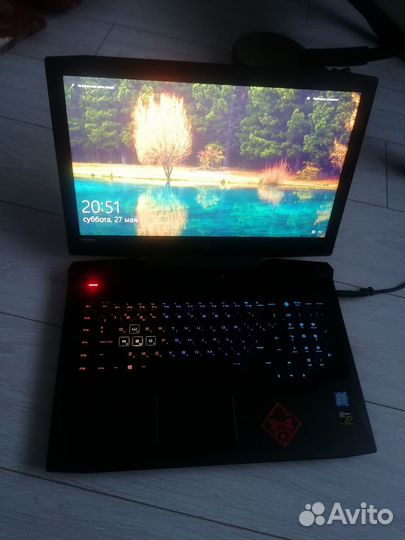 HP Omen 17 an-104ur, core i7 GeForce GTX 1070 8 Гб