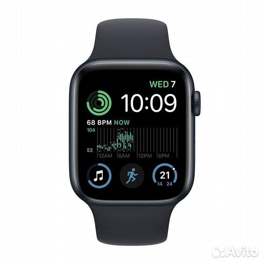 Часы Apple Watch SE Gen 2 GPS (2022) 44mm Midnight