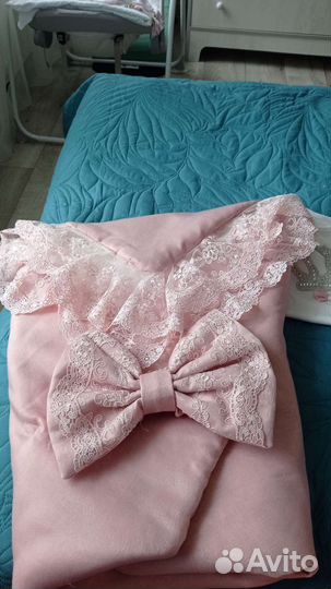 Конверт на выписку для девочки осень зима