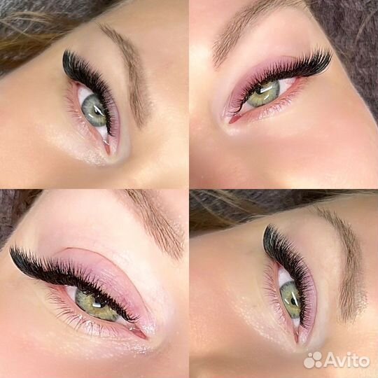 Наращивание ресниц качественно/оформление бровей