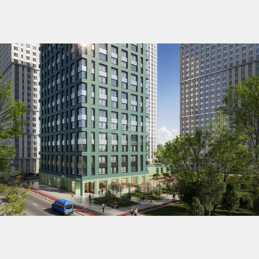 2-к. квартира, 54 м², 15/17 эт.