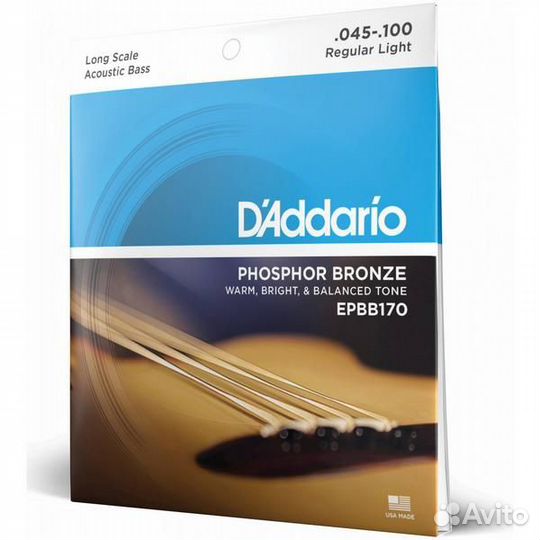 Струны для бас-гитары D'Addario epbb170