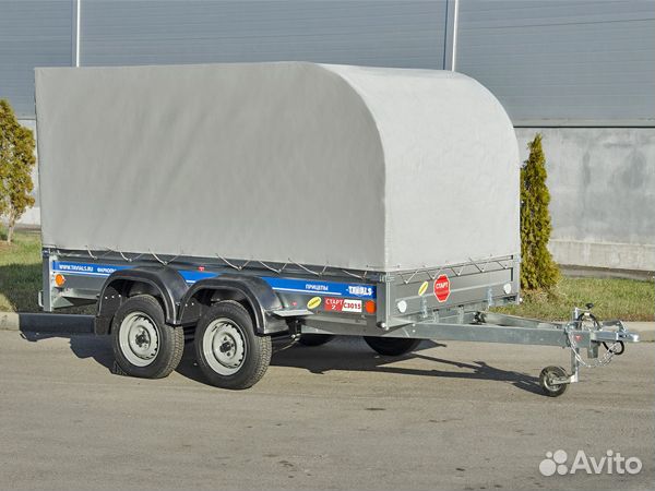 Прицеп легковой старт-2 С3015 2-х осный оцинков