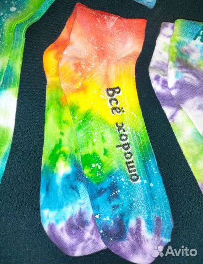 Носочки ручная роспись