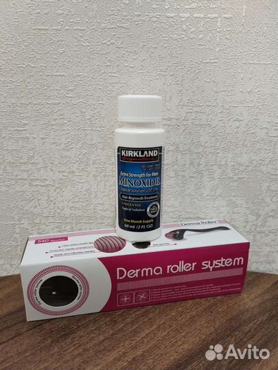Миноксидил + мезороллер