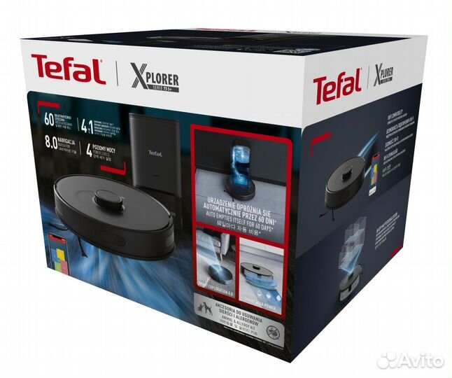 Робот-пылесос Tefal X-plorer Serie 75 S+