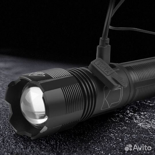 Тактический фонарь 1600-P50 (XHP50, 800 лм, 18650