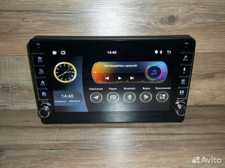 Магнитола LADA Kalina 2 Android с крутилками