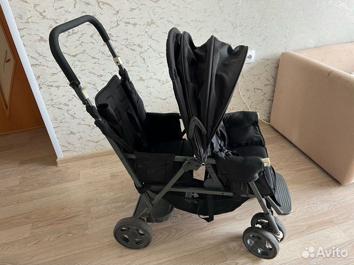 Коляска для погодок близнецов joovy caboose