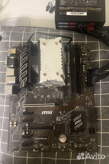 Msi b450 a pro max + ryzen 5 3500 + озу 16гб 3200