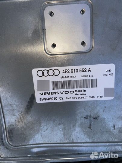 Блок управления двигателем BDX 4F2910552A Audi A6