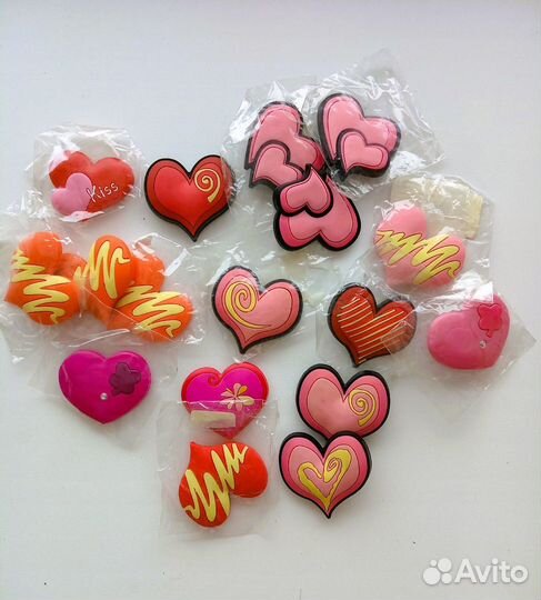Сердечки сувенирные на магнитах в подарок
