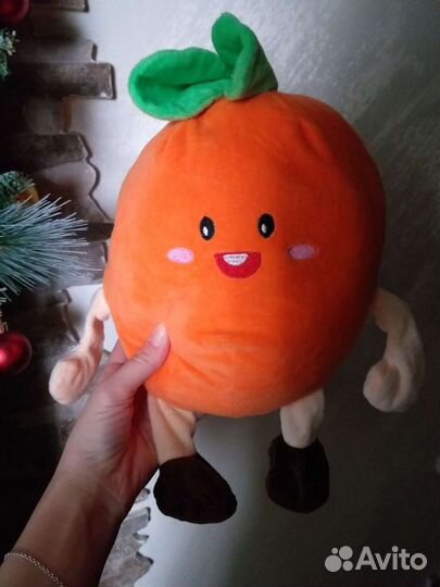 Мягкие игрушки тигр морковка