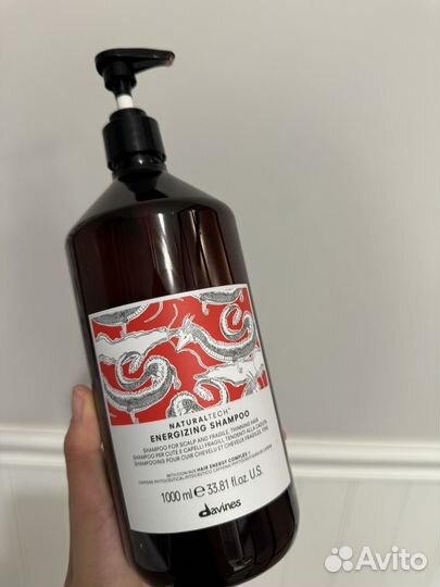 Шампунь energising shampoo 1L