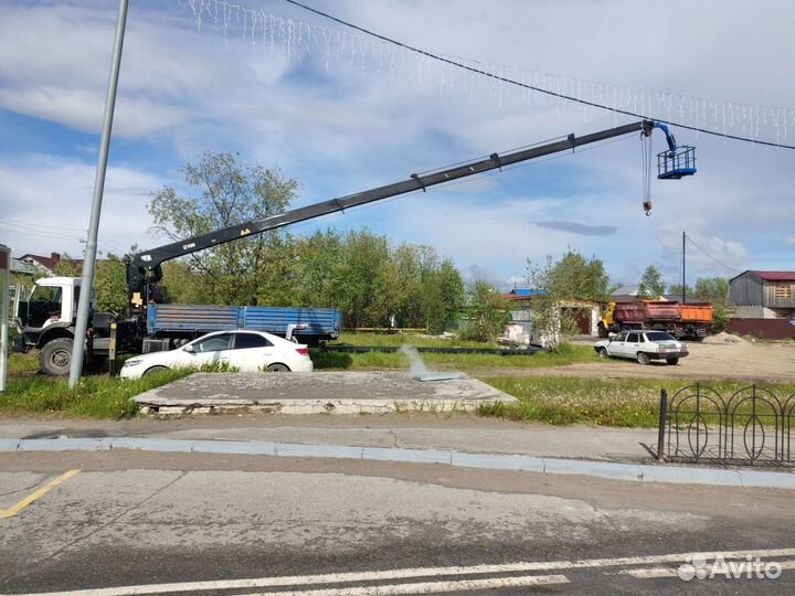 Услуги манипулятора, монтажная корзина