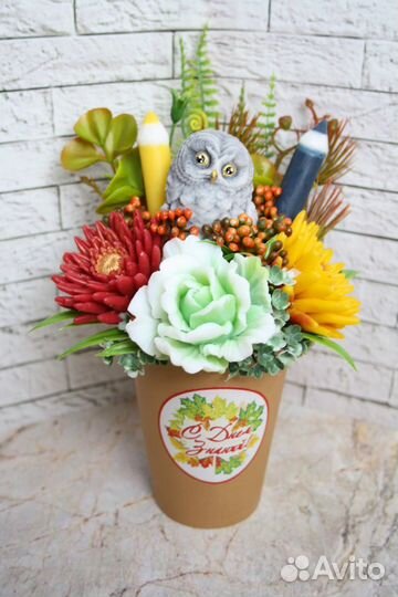 Букеты из мыла на 1 сентября