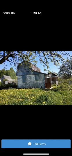 Дача 60 м² на участке 4 сот.