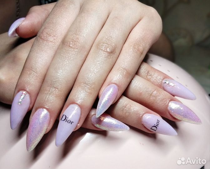 Наращивание ногтей на дому