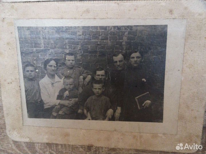 Старинное фото рамки Ленинград