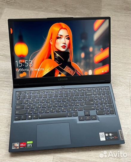 Legion на гарантии 165Гц, R5, 16, 512, RTX 3070