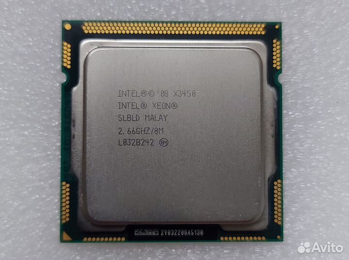 Intel Xeon X3450 (аналог i7) LGA1156