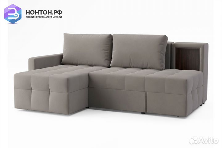 Диван угловой трансформер Самми серый