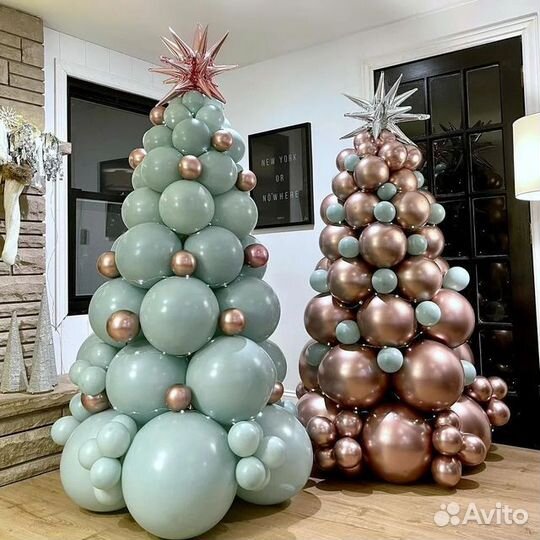 Елка из воздушных шаров