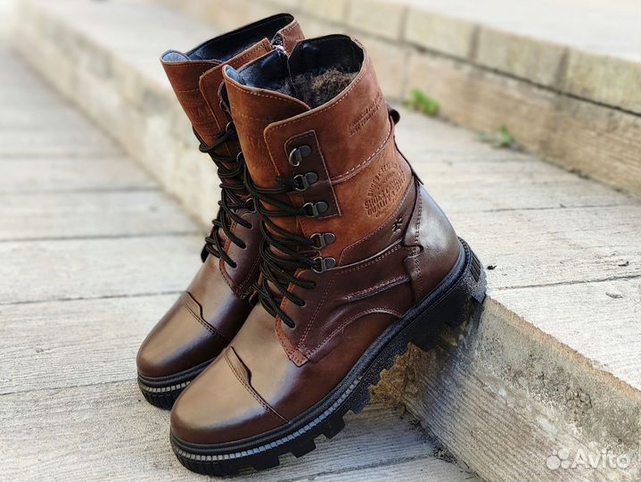 Ботинки зимние кожаные стильTimberland Merrell