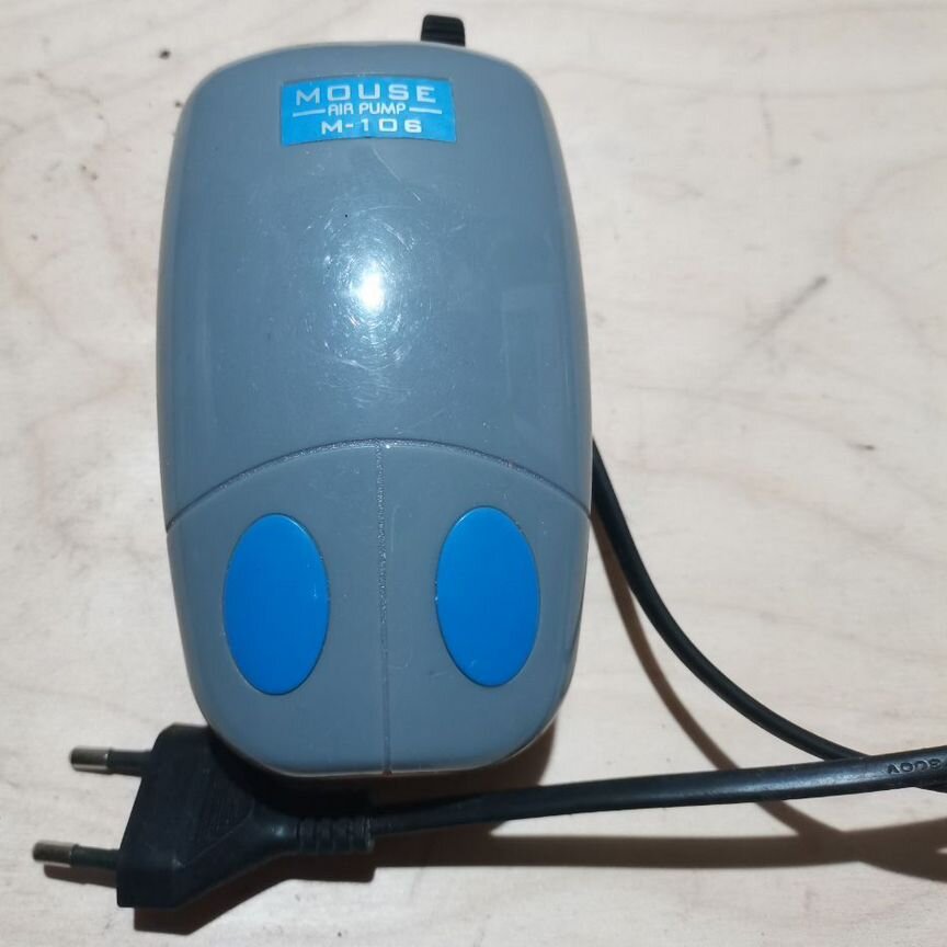 Компрессор mouse М-106 двухканальный, 150-300л