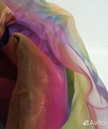 Органза Радуга отрез 4,2м