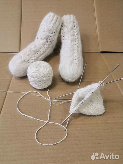 Полезная шерсть собаки и ангорского кролика