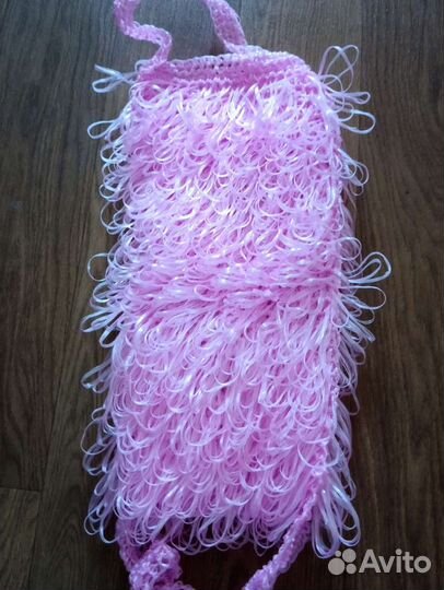 Мочалка ручной работы