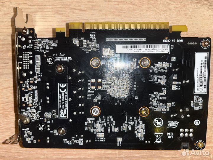 Видеокарта GTX 1650