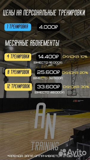 Персональный тренер по баскетболу