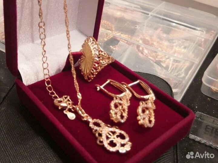 Позолоченный комплект RG585