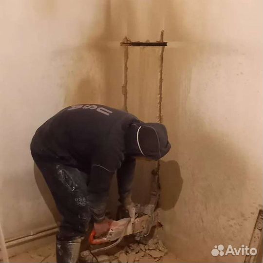 Резка стен проемов алмазное сверление бурение