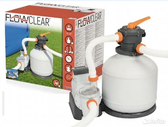 Фильтр песочный картриджый в бассейн